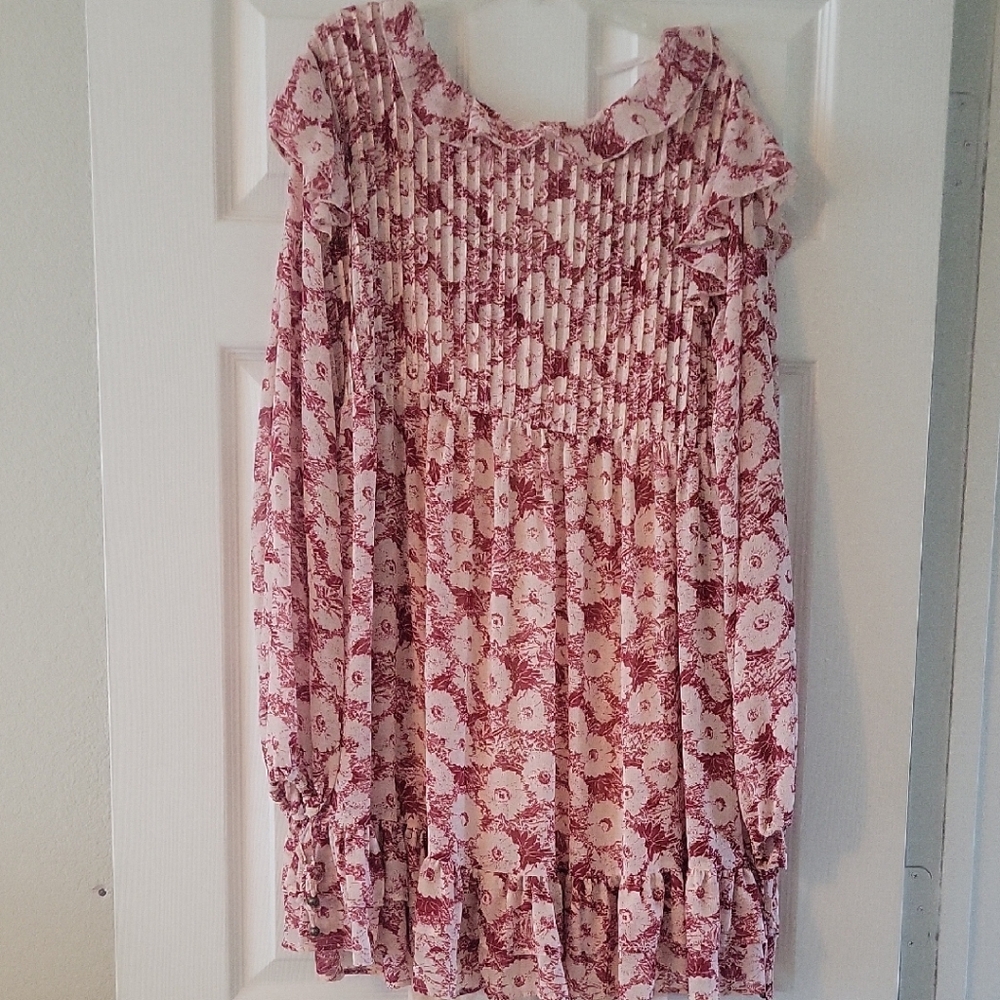 Floral Pink  Dress